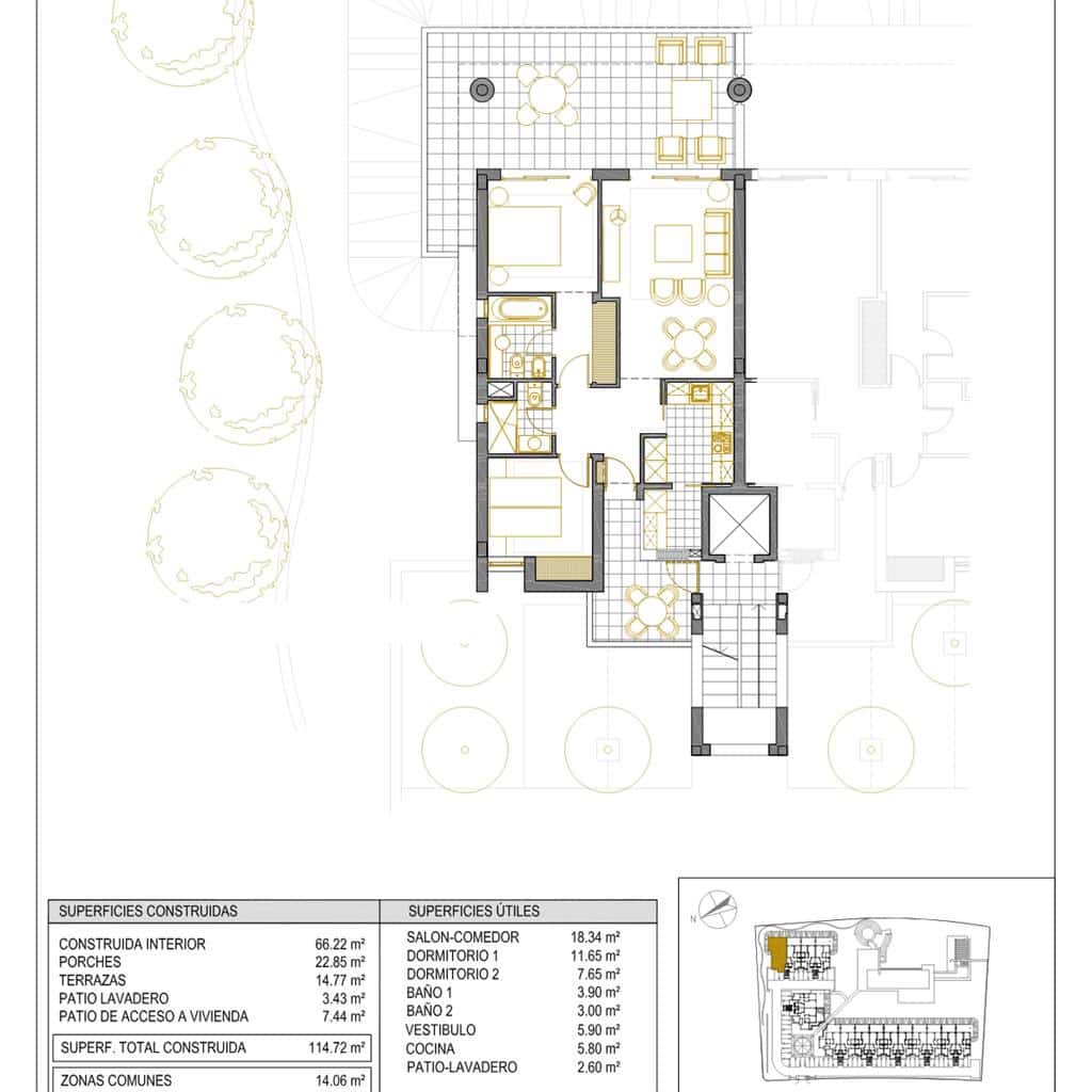 2 sypialnia Apartament na sprzedaż w Vera z basenem - 199 000 € (Ref: 10044643)