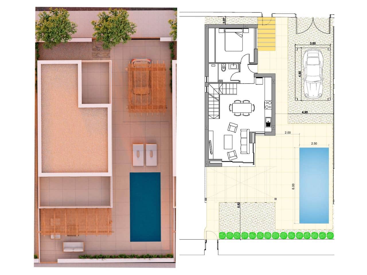 3 soveværelse Villa til salg i El Pozo del Esparto med swimmingpool - € 350.000 (Ref: 10075438)