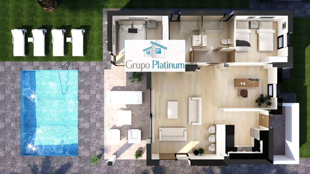 3 soveværelse Villa til salg i Los Gallardos med swimmingpool - € 299.000 (Ref: 5147656)