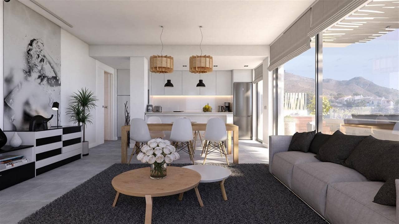 3 chambre Villa/Maison Mitoyenne à vendre à Finestrat avec piscine - 590 000 € (Ref: 6708982)