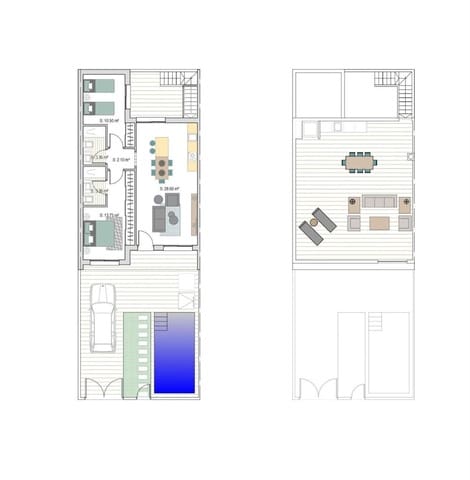 2 sovrum Villa till salu i Ciudad, San Javier med pool - 285 000 € (Ref: 6941723)