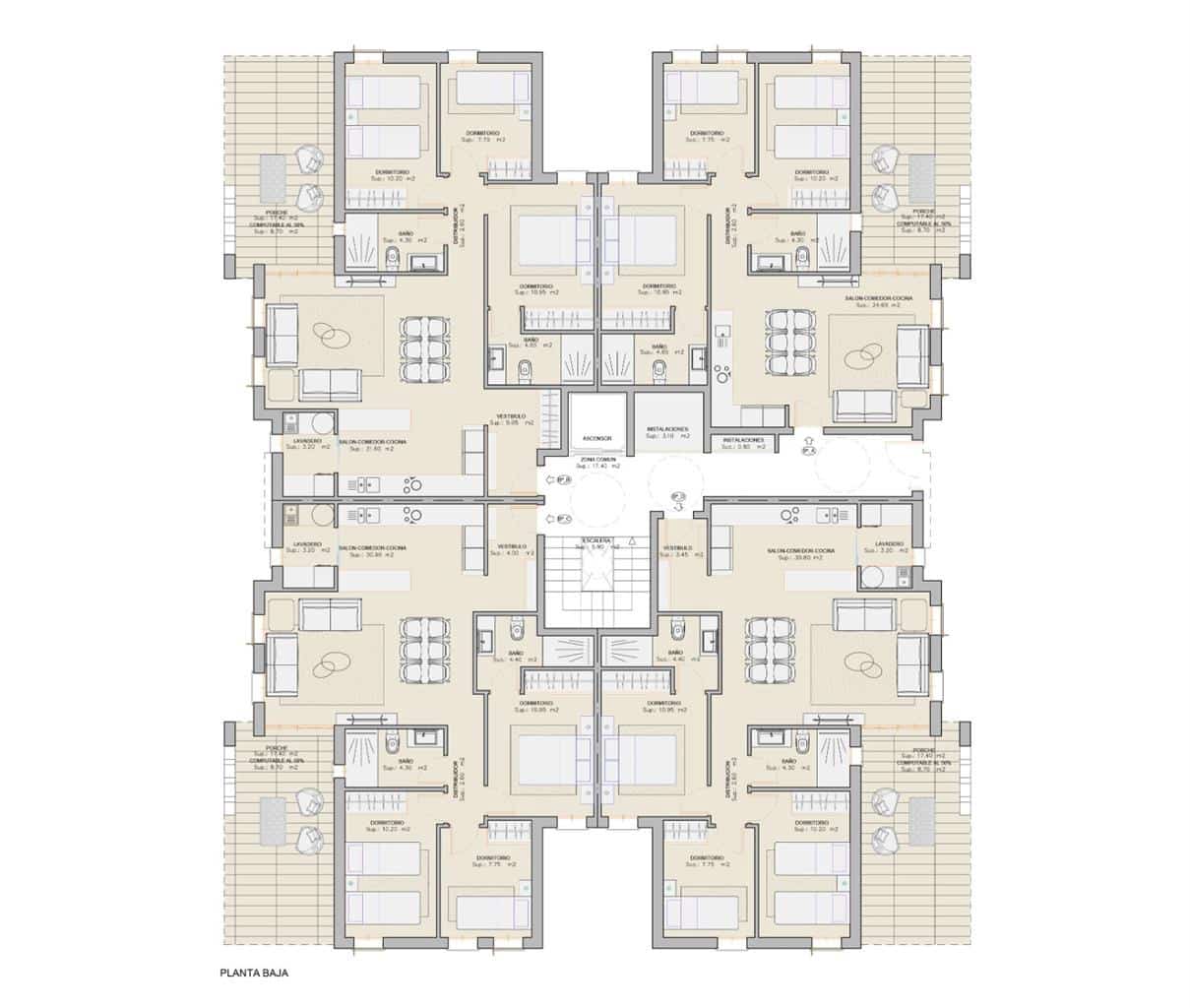 3 Zimmer Apartment zu verkaufen in San Juan de los Terreros mit Pool - 240.000 € (Ref: 7325265)