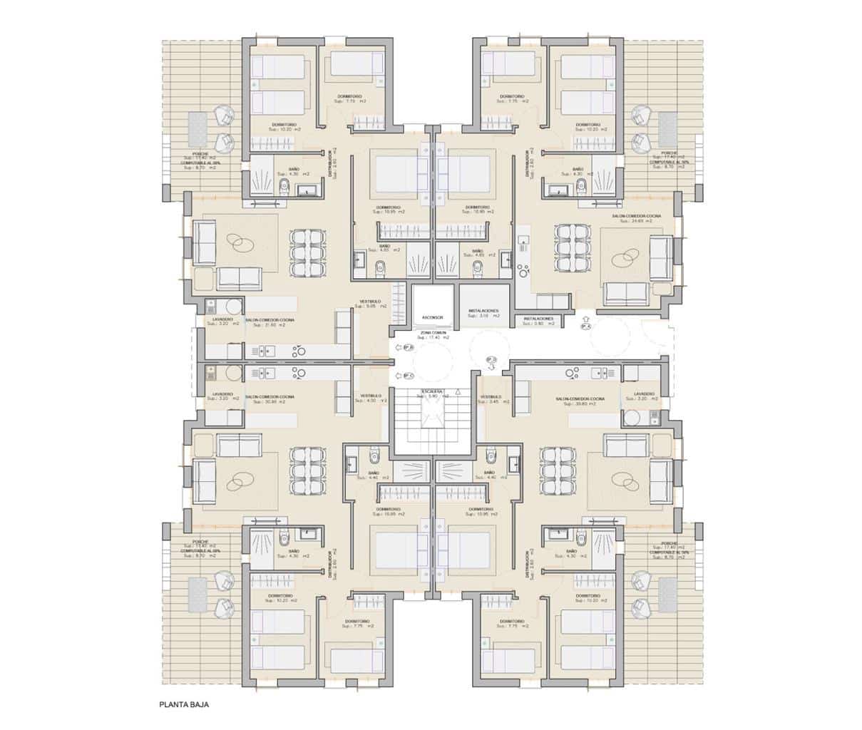 3 quarto Apartamento para venda em San Juan de los Terreros com piscina - 240 000 € (Ref: 7325268)