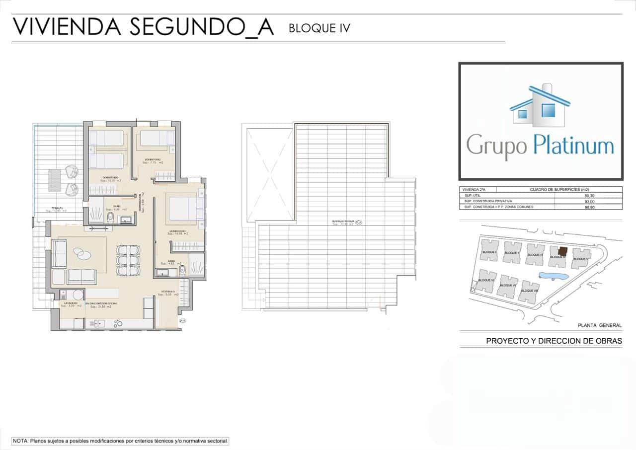 3 camera da letto Attico in vendita in San Juan de los Terreros con piscina - 240.000 € (Rif: 7384661)