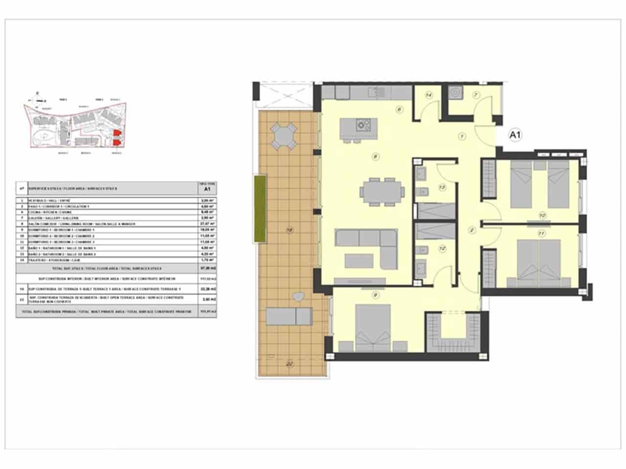 3 bedroom Apartment for sale in Atalaya-Isdabe with pool - € 614,000 (Ref: 7571104)