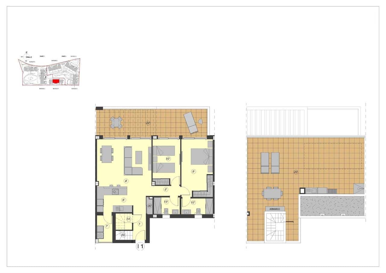 2 soveværelse Penthouse til salg i Estepona med swimmingpool - € 565.000 (Ref: 7571105)