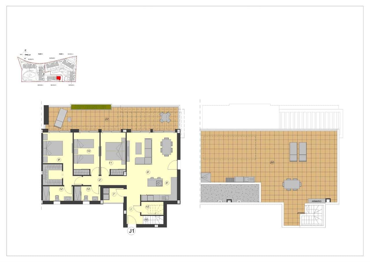 3 soveværelse Penthouse til salg i Estepona med swimmingpool - € 665.000 (Ref: 7571106)