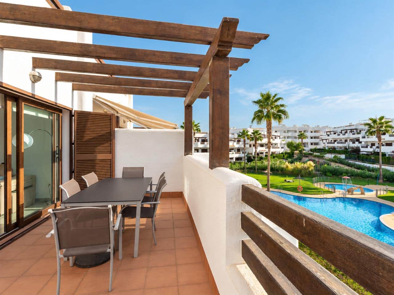 2 sypialnia Penthouse na sprzedaż w San Juan de los Terreros z basenem - 225 000 € (Ref: 7630478)