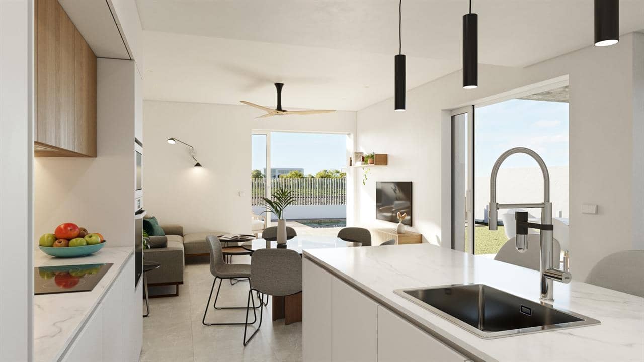 3 soveværelse Rækkehus til salg i Santiago de la Ribera med swimmingpool - € 476.900 (Ref: 8715354)