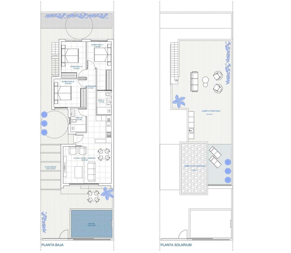 3 soveværelse Villa til salg i Los Alcazares med swimmingpool - € 374.000 (Ref: 8723746)