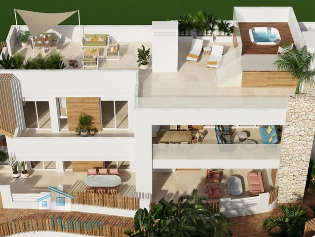 2 soveværelse Penthouse til salg i San Juan de los Terreros, Pulpí med swimmingpool - € 337.500 (Ref: 8907376)