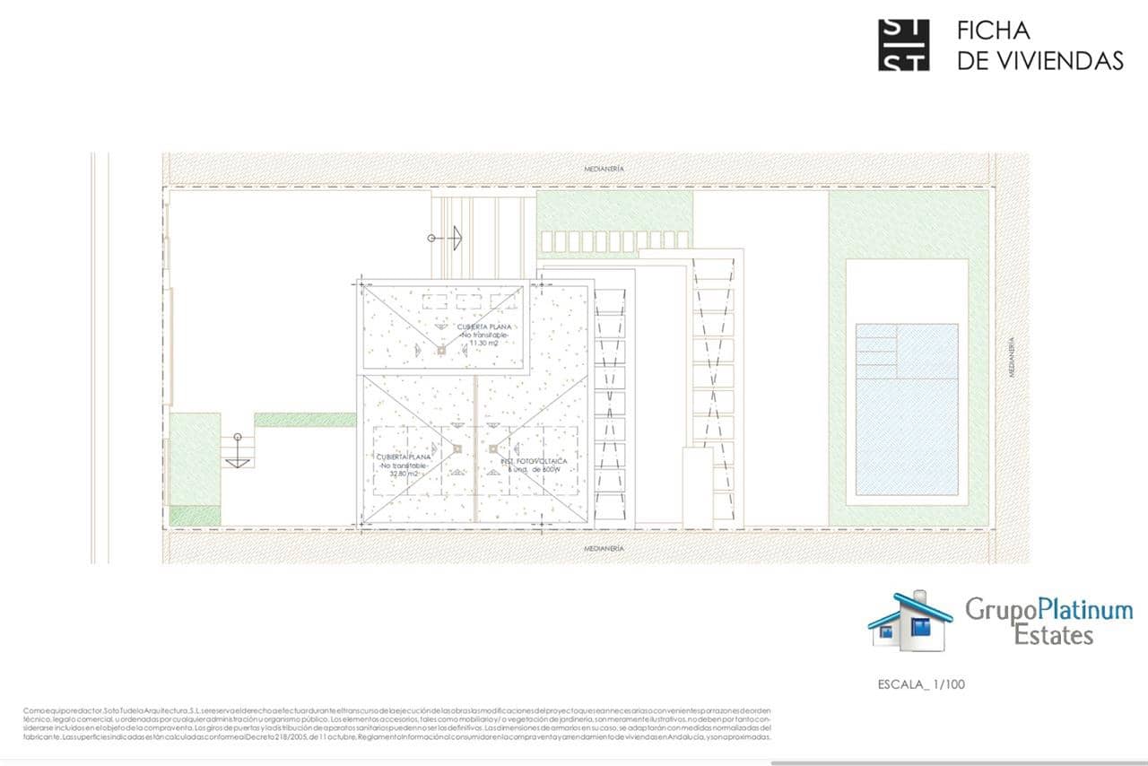 3 slaapkamer Villa te koop in San Juan de los Terreros met zwembad - € 380.175 (Ref: 8954125)