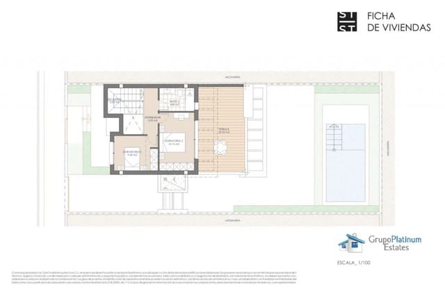 3 chambre Villa/Maison à vendre à San Juan de los Terreros, Pulpí avec piscine - 391 995 € (Ref: 8954126)