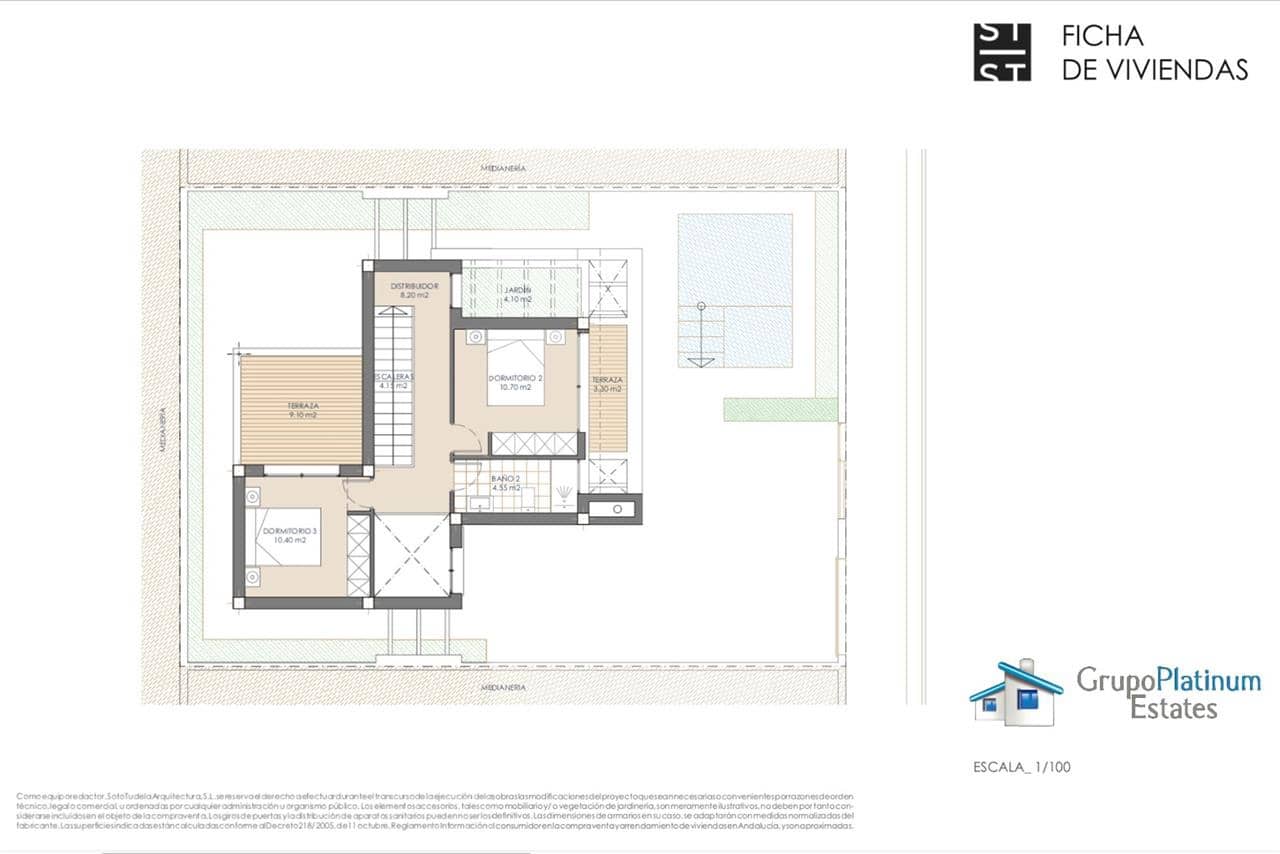 3 quarto Moradia para venda em San Juan de los Terreros com piscina - 394 500 € (Ref: 8954129)