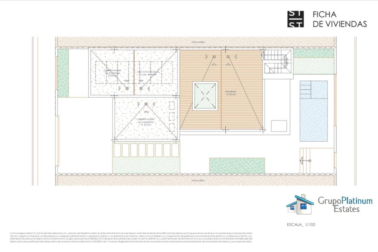 3 quarto Moradia para venda em San Juan de los Terreros com piscina - 394 500 € (Ref: 8954129)