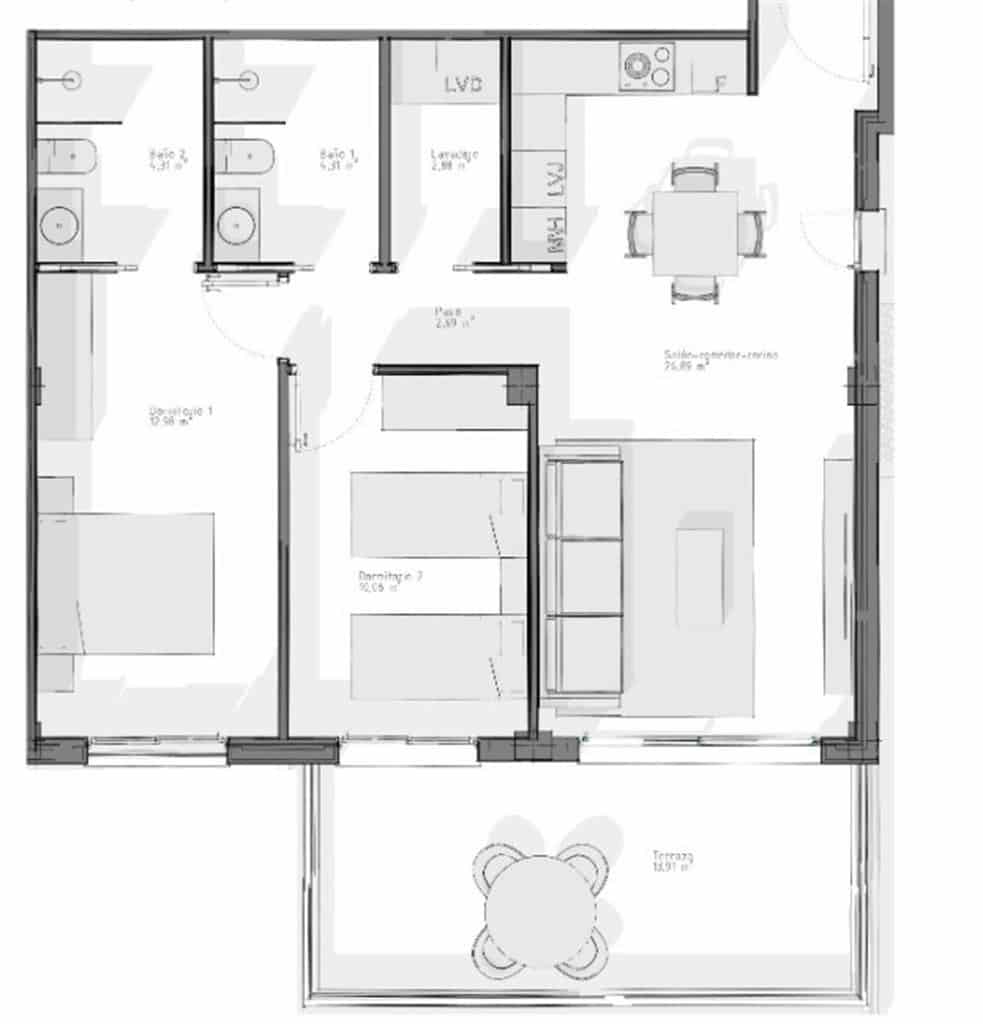 2 bedroom Apartment for sale in Vera with pool - € 225,000 (Ref: 9008474)