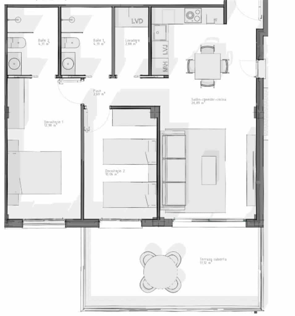 2 slaapkamer Appartement te koop in Vera met zwembad - € 215.000 (Ref: 9008476)