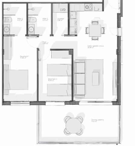 2 bedroom Apartment for sale in Puerto Vera - Las Salinas, Vera with pool - € 215,000 (Ref: 9008476)
