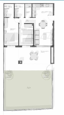 2 slaapkamer Appartement te koop in Puerto Vera - Las Salinas, Vera met zwembad - € 285.000 (Ref: 9008477)