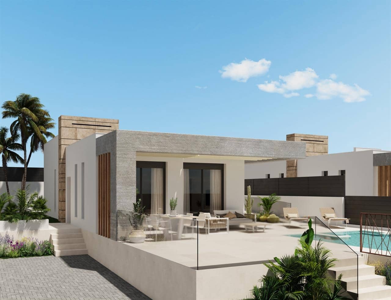 3 makuuhuone Huvila myytävänä paikassa San Juan de los Terreros mukana uima-altaan - 357 000 € (Ref: 9077868)