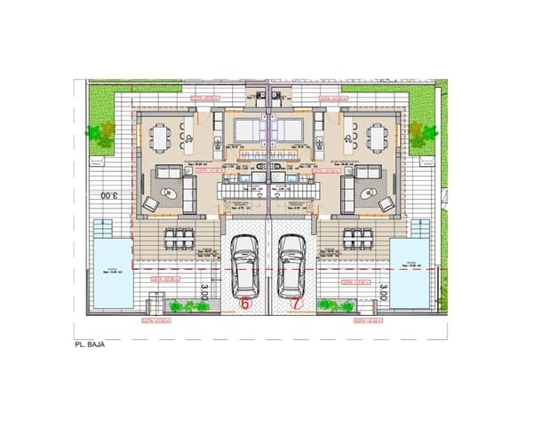 4 quarto Moradia em Banda para venda em San Juan de los Terreros, Pulpí com piscina - 350 000 € (Ref: 9112201)