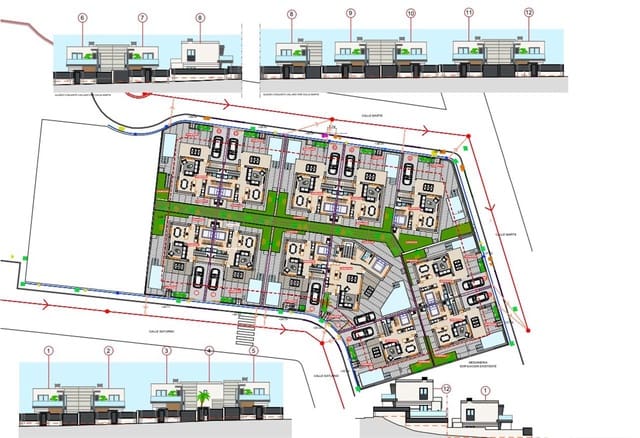4 quarto Moradia em Banda para venda em San Juan de los Terreros, Pulpí com piscina - 350 000 € (Ref: 9112201)