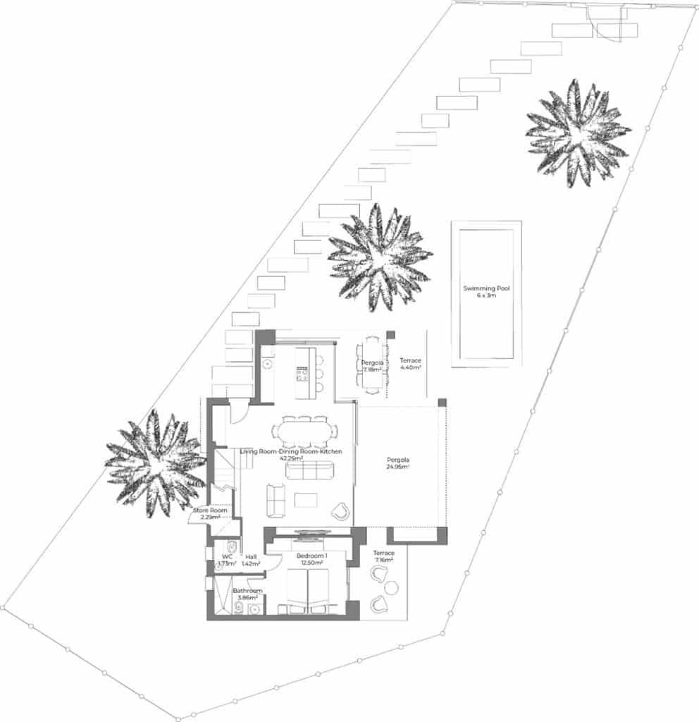 Chalet de 4 habitaciones en Desert Springs en venta con piscina - 515.000 € (Ref: 9160894)