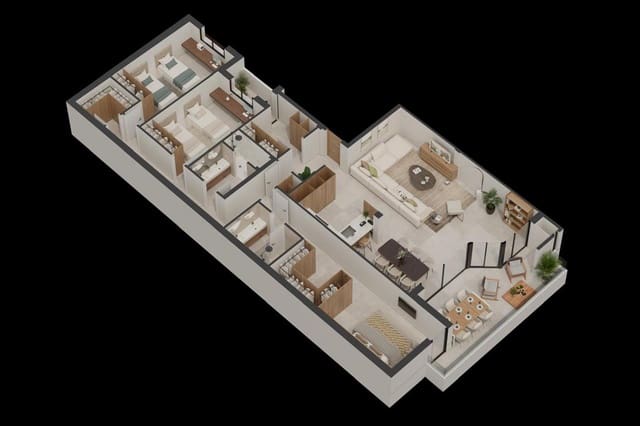 3 slaapkamer Appartement te koop in Casco Antiguo, Aguilas - € 330.000 (Ref: 9264202)