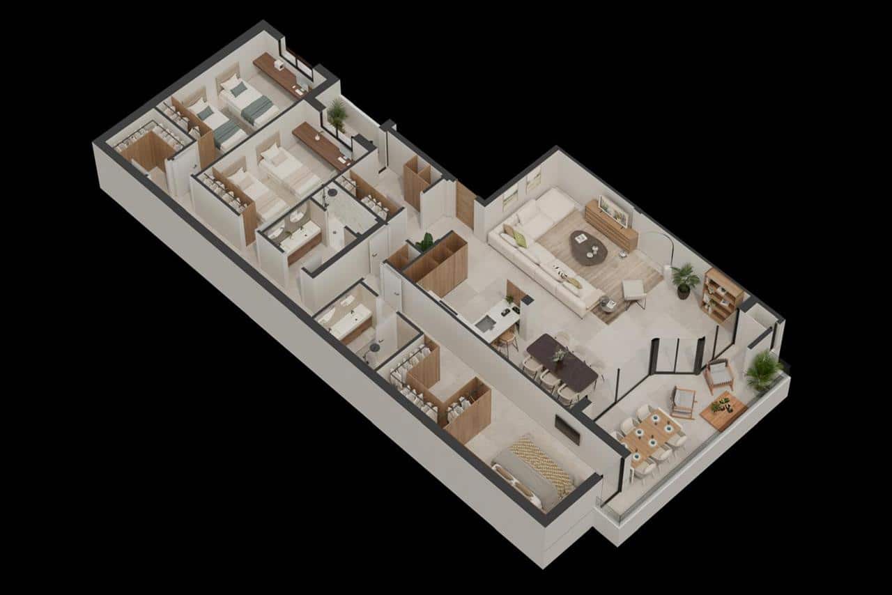 3 slaapkamer Appartement te koop in Aguilas - € 350.000 (Ref: 9264204)