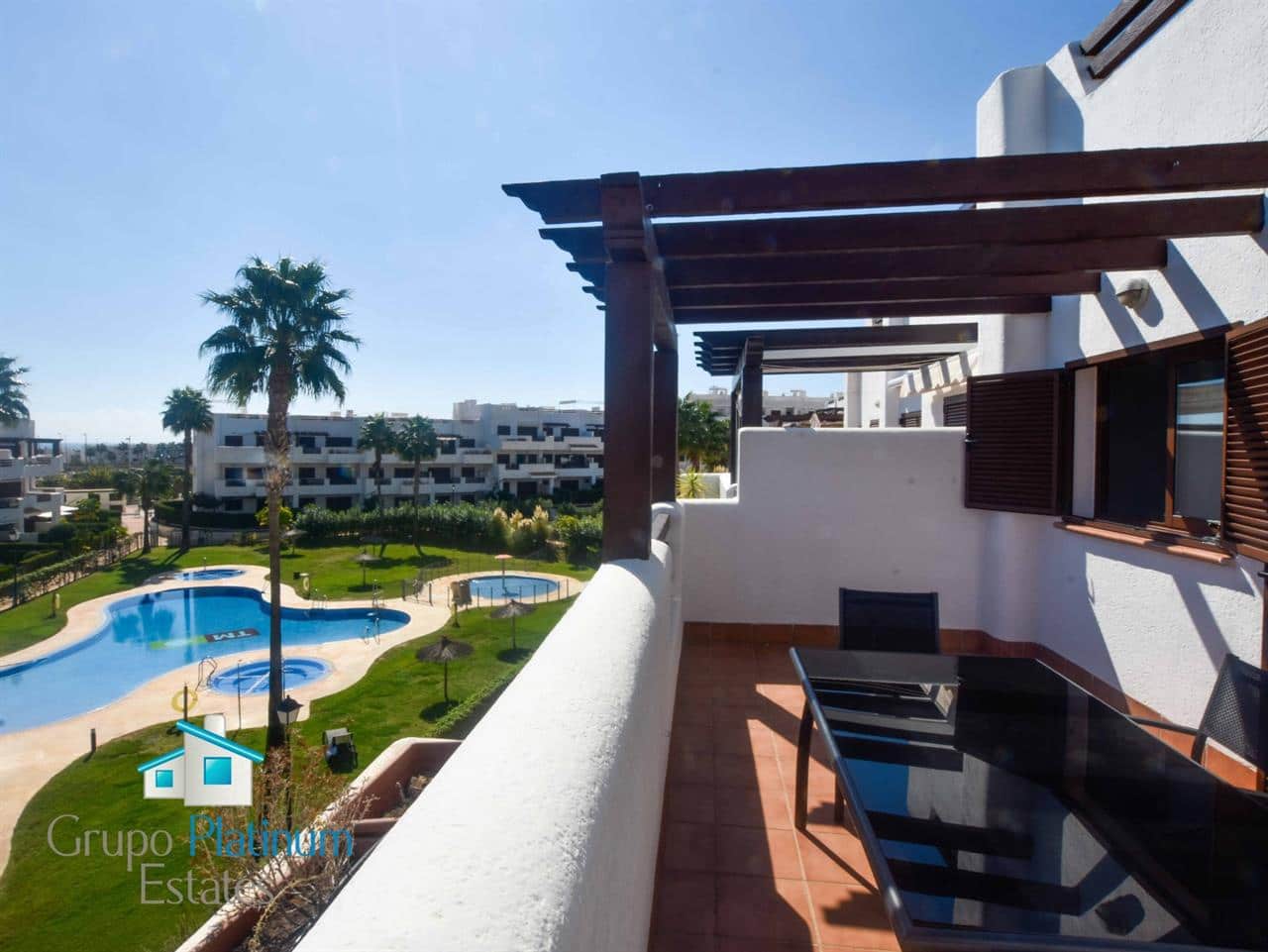 2 chambre Penthouse à vendre à San Juan de los Terreros avec piscine - 199 000 € (Ref: 9291243)