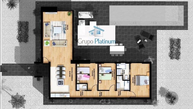 4 bedroom Villa for sale in San Juan de los Terreros, Pulpí with pool - € 704,000 (Ref: 9303266)