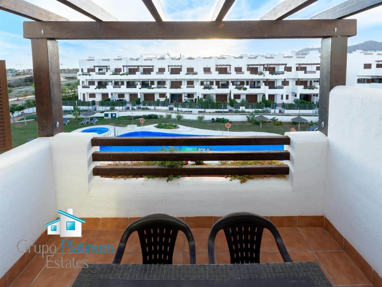 1 makuuhuone Kattohuoneisto myytävänä paikassa San Juan de los Terreros mukana uima-altaan - 199 000 € (Ref: 9378883)