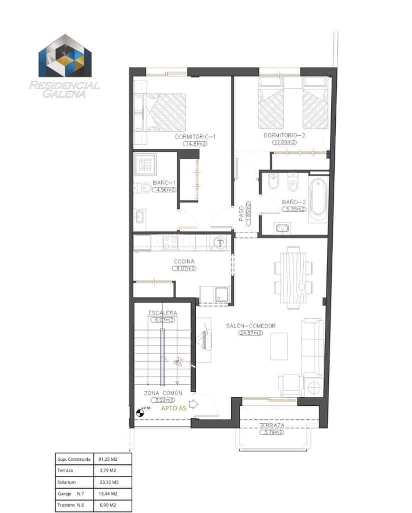 2 camera da letto Attico in vendita in Las Herrerias con piscina - 139.000 € (Rif: 9432775)