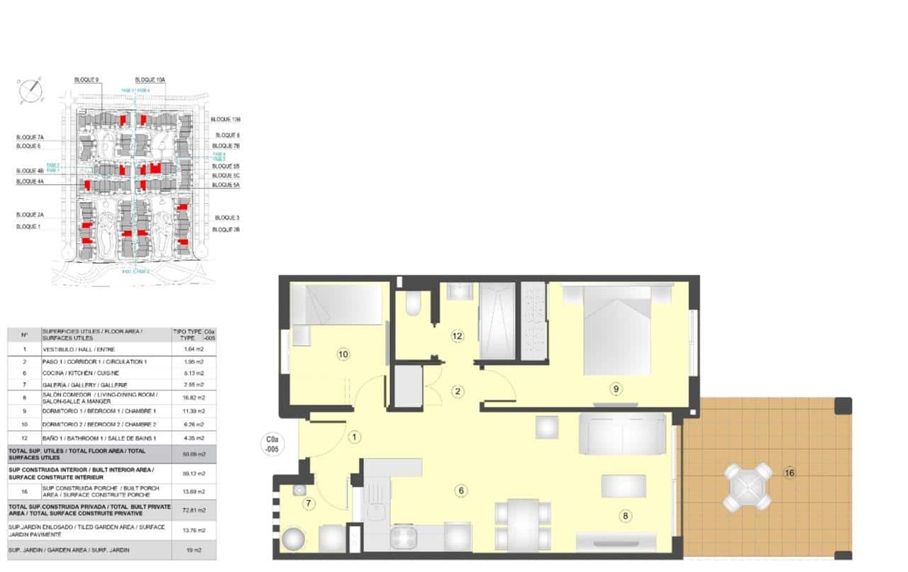 2 bedroom Apartment for sale in San Juan de los Terreros with pool - € 196,000 (Ref: 9439849)