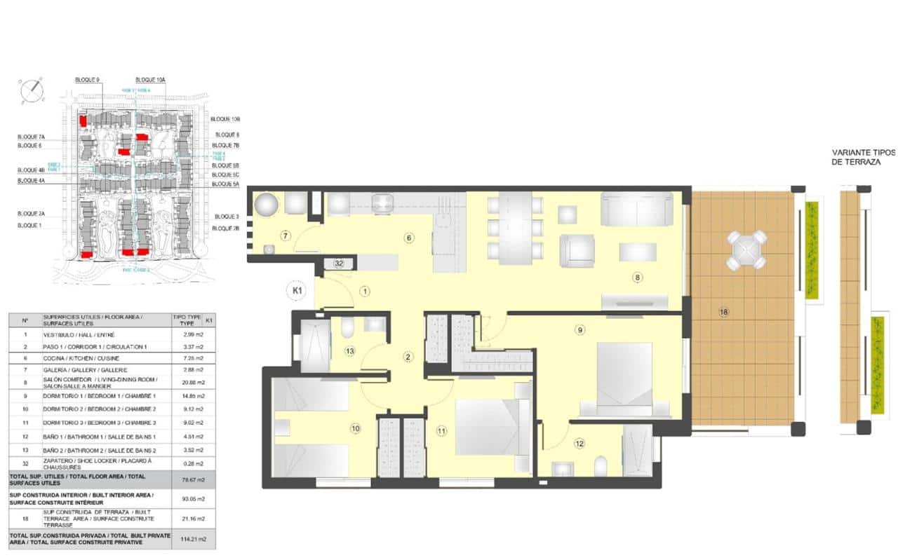 3 bedroom Apartment for sale in San Juan de los Terreros with pool - € 235,000 (Ref: 9439852)