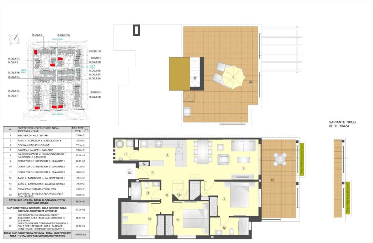 3 soveværelse Penthouse til salg i San Juan de los Terreros med swimmingpool - € 278.000 (Ref: 9439855)