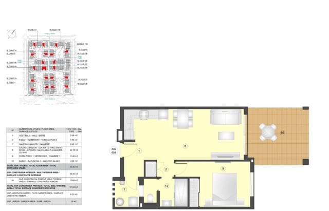 2 quarto Apartamento para venda em San Juan de los Terreros, Pulpí com piscina - 214 000 € (Ref: 9446161)