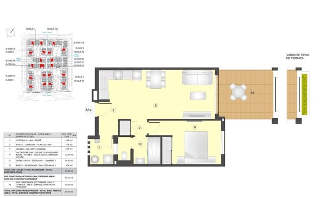2 bedroom Apartment for sale in San Juan de los Terreros, Pulpí with pool - € 203,000 (Ref: 9446162)