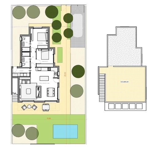 2 camera da letto Villa in vendita in Fuente Alamo de Murcia con piscina - 279.900 € (Rif: 9468270)