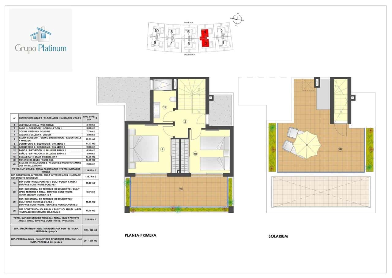3 sypialnia Dom szeregowy na sprzedaż w San Juan de los Terreros - 447 000 € (Ref: 9491161)