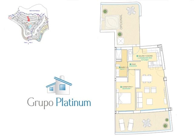 1 bedroom Apartment for sale in El Hornillo, Aguilas with pool - € 290,000 (Ref: 9607912)