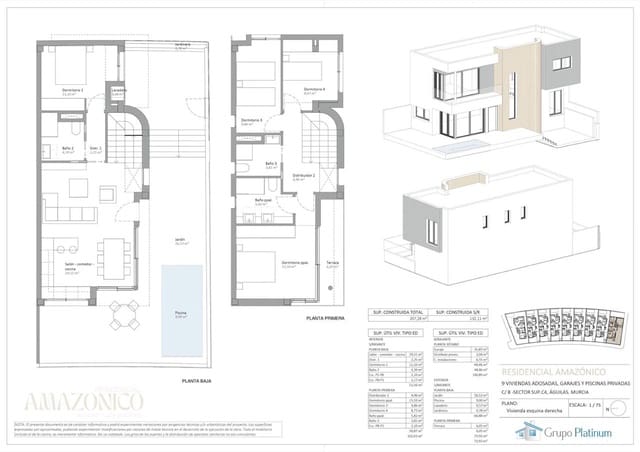 Chalet de 4 habitaciones en Casco Antiguo, Aguilas en venta con piscina - 455.000 € (Ref: 9661672)