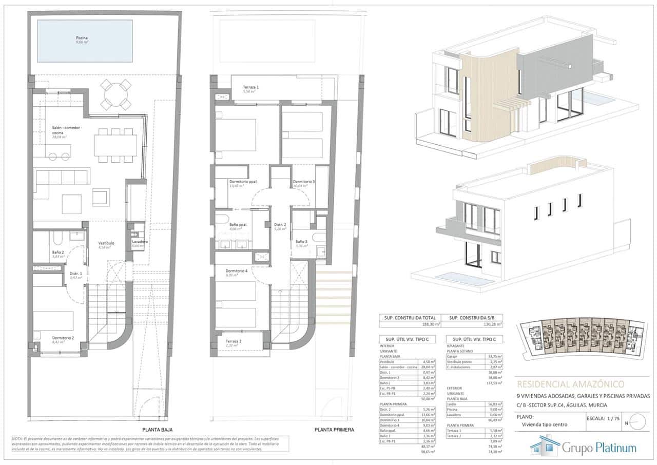 4 chambre Villa/Maison à vendre à Aguilas avec piscine - 399 000 € (Ref: 9661673)