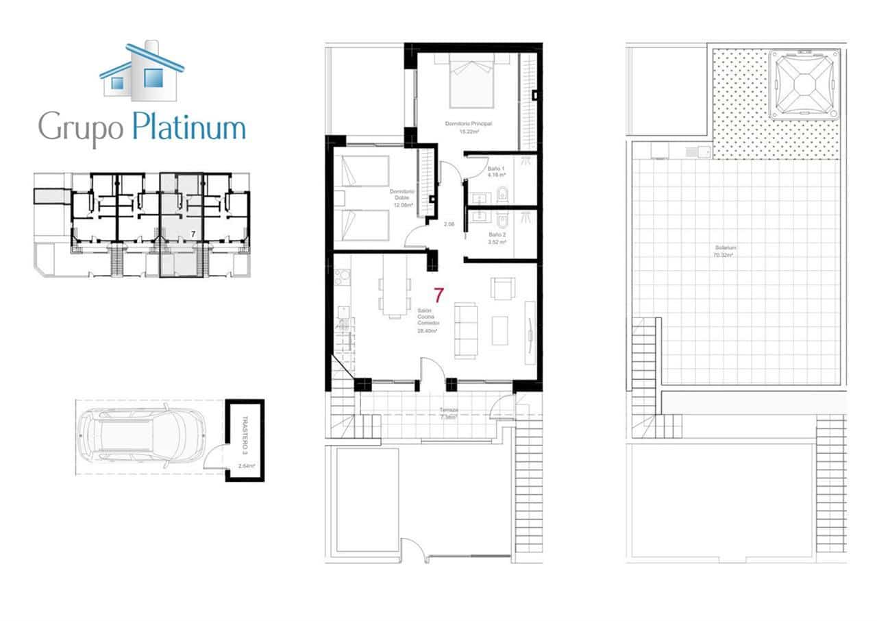 2 camera da letto Attico in vendita in San Pedro del Pinatar - 319.900 € (Rif: 9695133)
