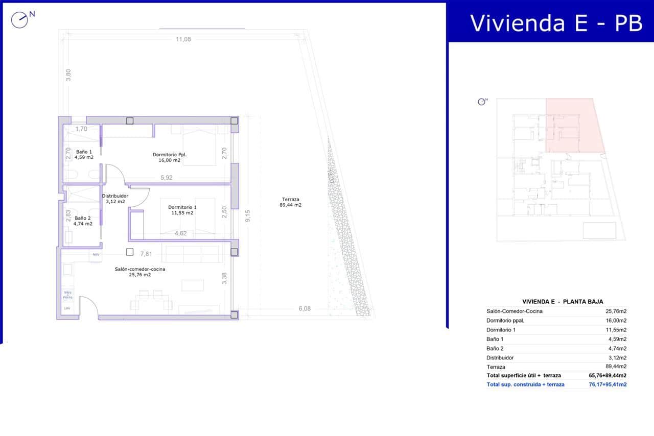 2 quarto Apartamento para venda em Aguilas com piscina - 280 000 € (Ref: 9828810)