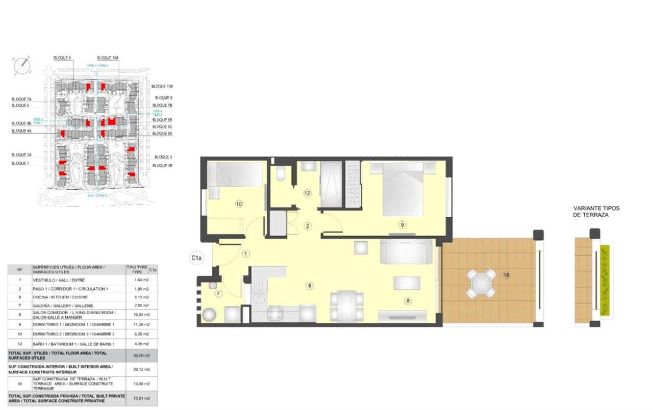 2 sypialnia Apartament na sprzedaż w San Juan de los Terreros z basenem - 190 000 € (Ref: 9839054)