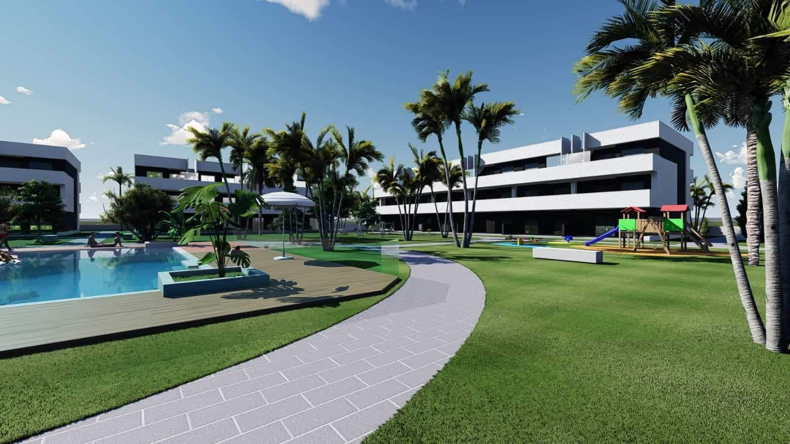 2 Zimmer Apartment zu verkaufen in Guardamar del Segura mit Pool Garage - 222.000 € (Ref: 10049836)