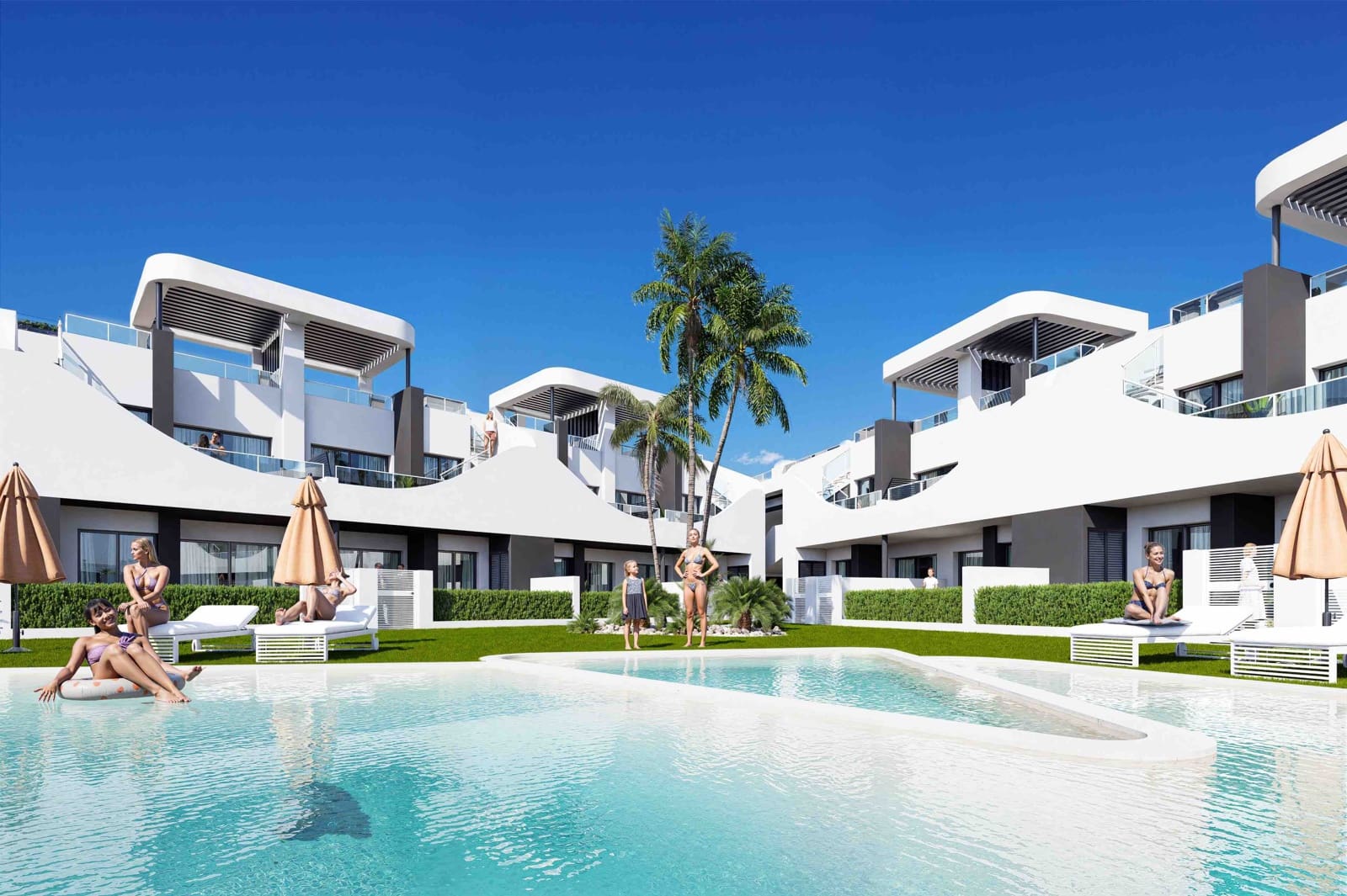 2 bedroom Apartment for sale in San Fulgencio with pool garage - € 233,900 (Ref: 10049844)