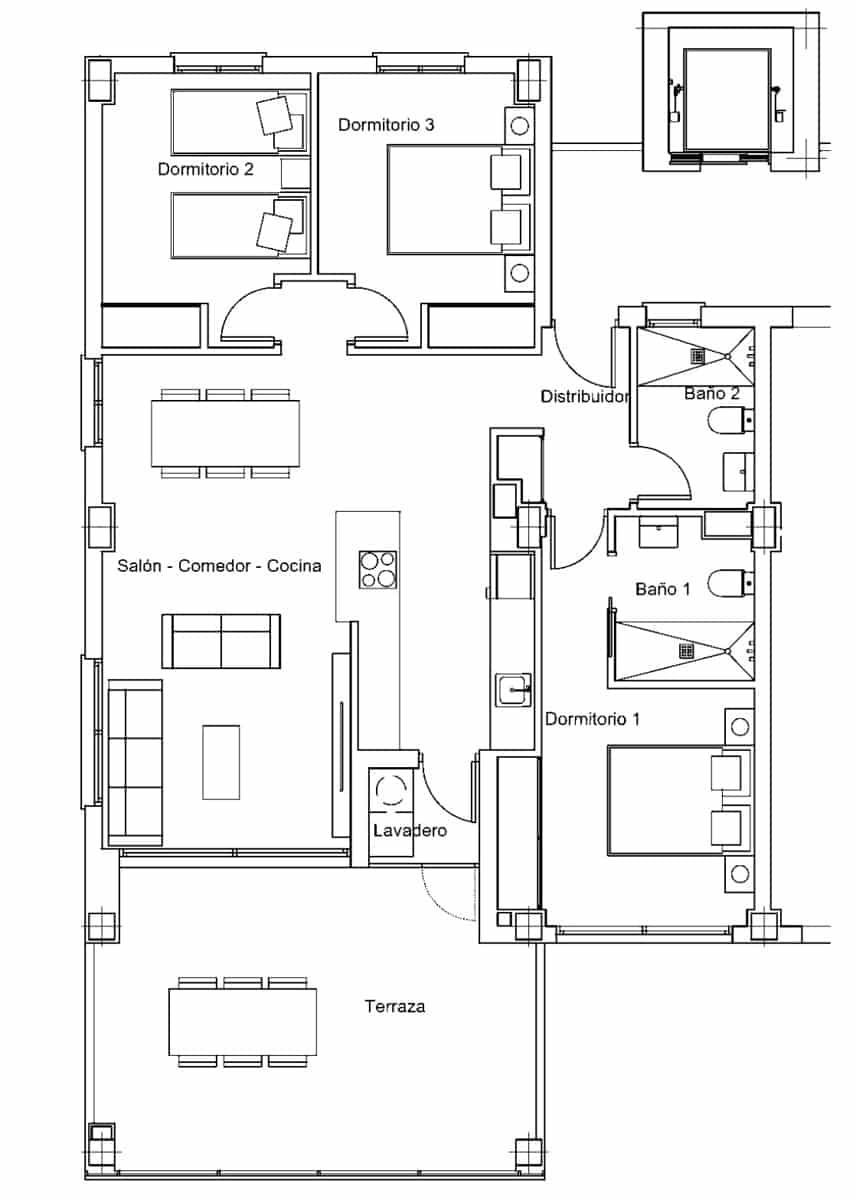 2 Zimmer Apartment zu verkaufen in San Miguel de Salinas mit Pool Garage - 245.000 € (Ref: 10049849)