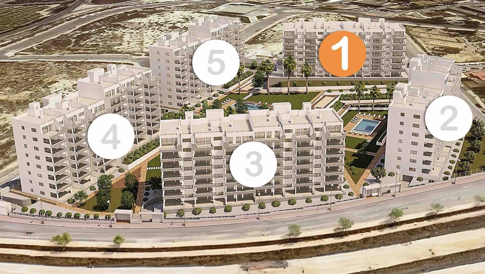 2 Zimmer Apartment zu verkaufen in San Miguel de Salinas mit Pool Garage - 245.000 € (Ref: 10049849)